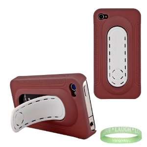  New Maroon iPhone Case with Intagrated Stand for Easy 