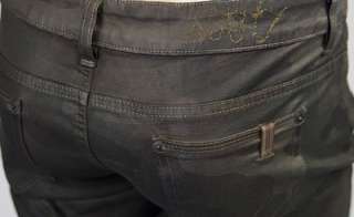 New Notify Anemone Waxed Womens Jeans Camo Size 27  