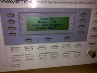 Wavetek Model 395 Arbitrary Waveform Generator 100MHz  