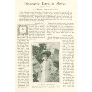  1917 Diplomatic Mexico Madero Edith OShaughnessy 