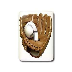  Kids Stuff   Baseball Glove   Light Switch Covers   single 
