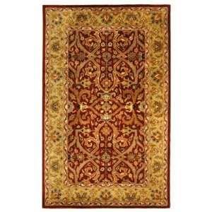  Safavieh Heritage Collection HG644B Handmade Red and Gold 