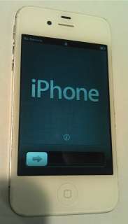   WHITE iOS 5 GSM CELL PHONE   Possible Water Damage 400038152724  