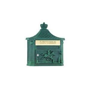  Amco Victorian Locking Wall Mount Mailboxes in Patina 