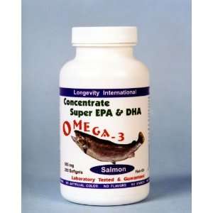  Omega 3   Salmon Fish Oil Concentrate Super EPA & DHA 200 