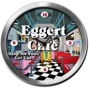  EGGERT 14 Inch Cafe Metal Clock Quartz Movement Kitchen 