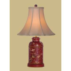  Red Lacquer Lamp Bf/15ss Table Lamp By East Enterprises 