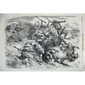   War Turcos Fighting Battle Rifled Spear Field Army