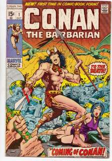 Conan 1, The Barbarian, First issue, October 1970, Barry Winsor Smith 
