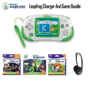 com Leapfrog Leapster Explorer 39100 Green Game System With Leapfrog 