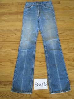 blue grunge made in USA levis 517 jeans tag is 28x36 meas 28x35.5 