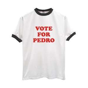  Vote For Pedro / 12 Pack per Size  Ringer T Shirt (Great 