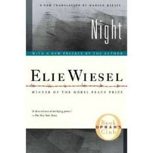  NIGHT (9780374500016) Elie Wiesel Books