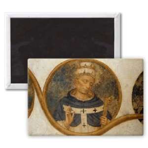 Pope Benedict XI (fresco) by Fra Angelico   3x2 inch Fridge Magnet 