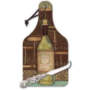  CounterArt Wine and Corkscrews Big Cheese 14 1/4 Inch 
