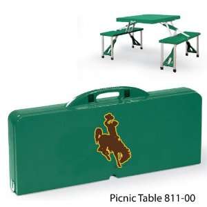  University of Wyoming Picnic Table Case Pack 2   400710 