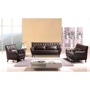  3pc Contemporary Modern Leather Sofa Set #AM 346 DC