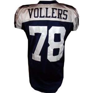  Kurt Vollers #78 Cowboys Game Issued Navy Jersey(Size 48 