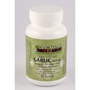  Once A Day Odorless Garlic Tablet, 650 mg Health 