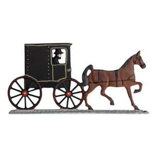  Full Color 30 Amish Buggy Garden Weathervane