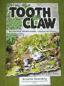 Tooth and Claw Prehistoric Skirmish Wargames Rules Book  