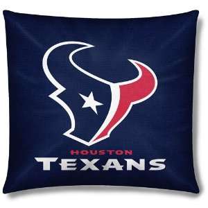 Houston Texans NFL Team Toss Pillow (18 x18 )  Sports 