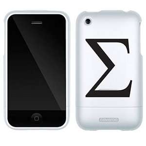  Greek Letter Sigma on AT&T iPhone 3G/3GS Case by Coveroo 