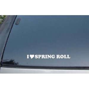  I Love Spring Roll Vinyl Decal Stickers 