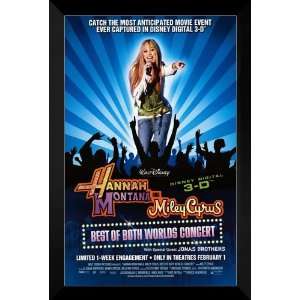   Hannah Montana FRAMED 27x40 Movie Poster Miley Cyrus