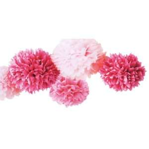  Martha Stewart Crafts Pom Poms, Pink, 2 Sizes Arts 
