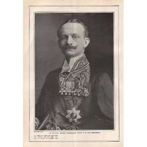  1914 Print Count J H Von Bernstorff German Ambassador 