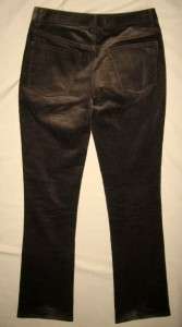 RALPH LAUREN Dark Brown Thin Wale Corduroy Pants Jeans Sz 4  