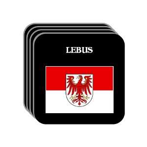  Brandenburg   LEBUS Set of 4 Mini Mousepad Coasters 