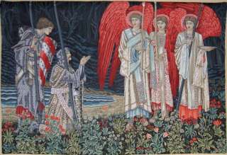 VISION HOLY GRAIL Knights/ Angels BELGIAN / BELGIUM Tapestry Wall 