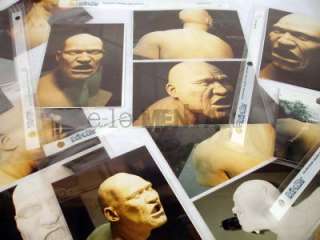 photos of various head sculpts by XFX studio for unidentified projects 
