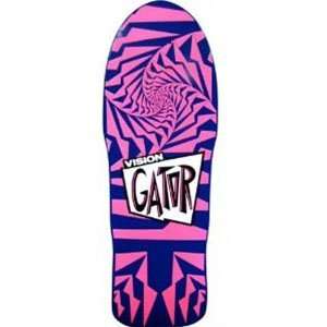  Vision Gator Pink Old School Skateboard Deck Sports 
