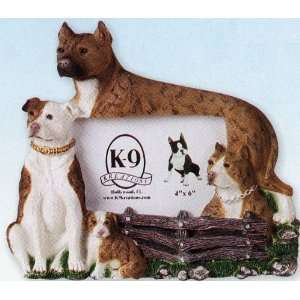  Pit Bull (Brindle) K 9 Kreations Picture Frame