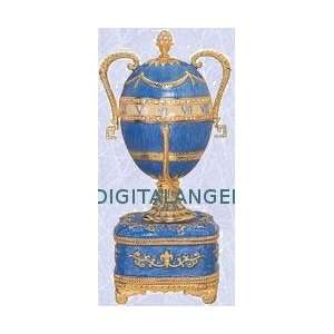  Digital Angels Faberge Imperial Egg sculpture Enameled 