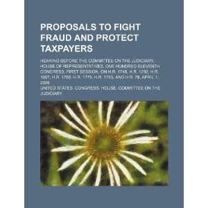  Proposals to fight fraud and protect taxpayers hearing 