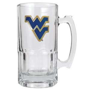  Sports WEST VIRGINIA 1 Liter Macho Mug/Clear Glass Sports 