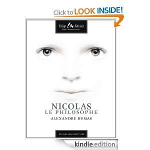 Nicolas le philosophe (French Edition) Alexandre Dumas  