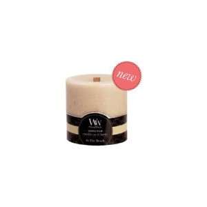  At The Beach WoodWick Pillar Candle by Virginia Candle Co 