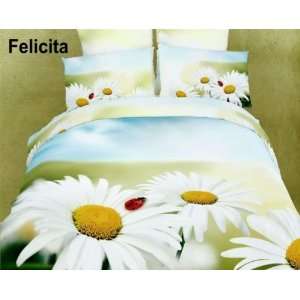 Dolce Mela DM418Q Felicita Queen Duvet Cover Set 