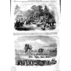  1846 CHANTILLY HORSE RACES SPRING MEETING COACHES