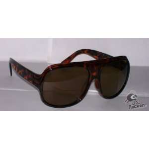 Retro Aviator Streetwear Sunglasses Tortoise Frames Oversized DJ 