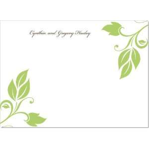  Vining Love Green Thank You Notes 