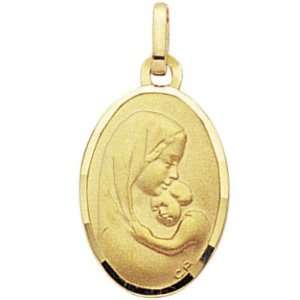  18K Yellow Gold   Virgin Mother Mary & Child Nativity 