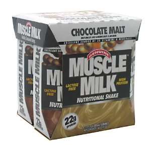  Muscle Milk RTD High Protein Chocolate Malt 11 fl Ounce 24 