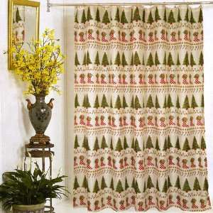 com Christmas Time Fabric Christmas Shower Curtain Holiday Clearance 