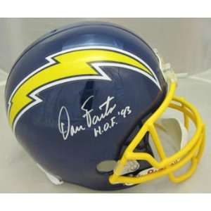  Dan Fouts San Diego Chargers Autographed Helmet W/hof 